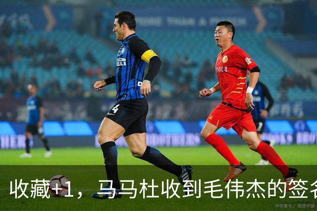 收藏+1，马马杜收到毛伟杰的签名球衣