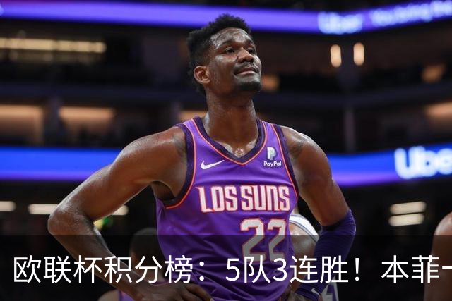 欧联杯积分榜：5队3连胜！本菲卡领跑，米兰第24，两大豪门3轮0分